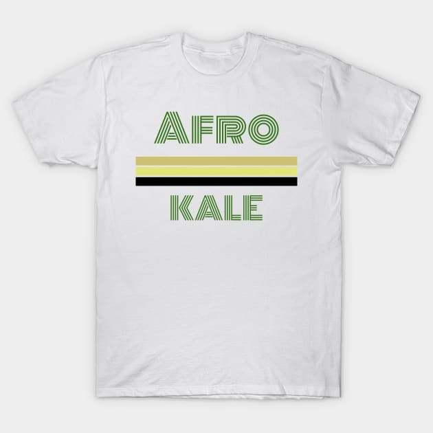 Afro Kale T-Shirt by SweatsNMakeup